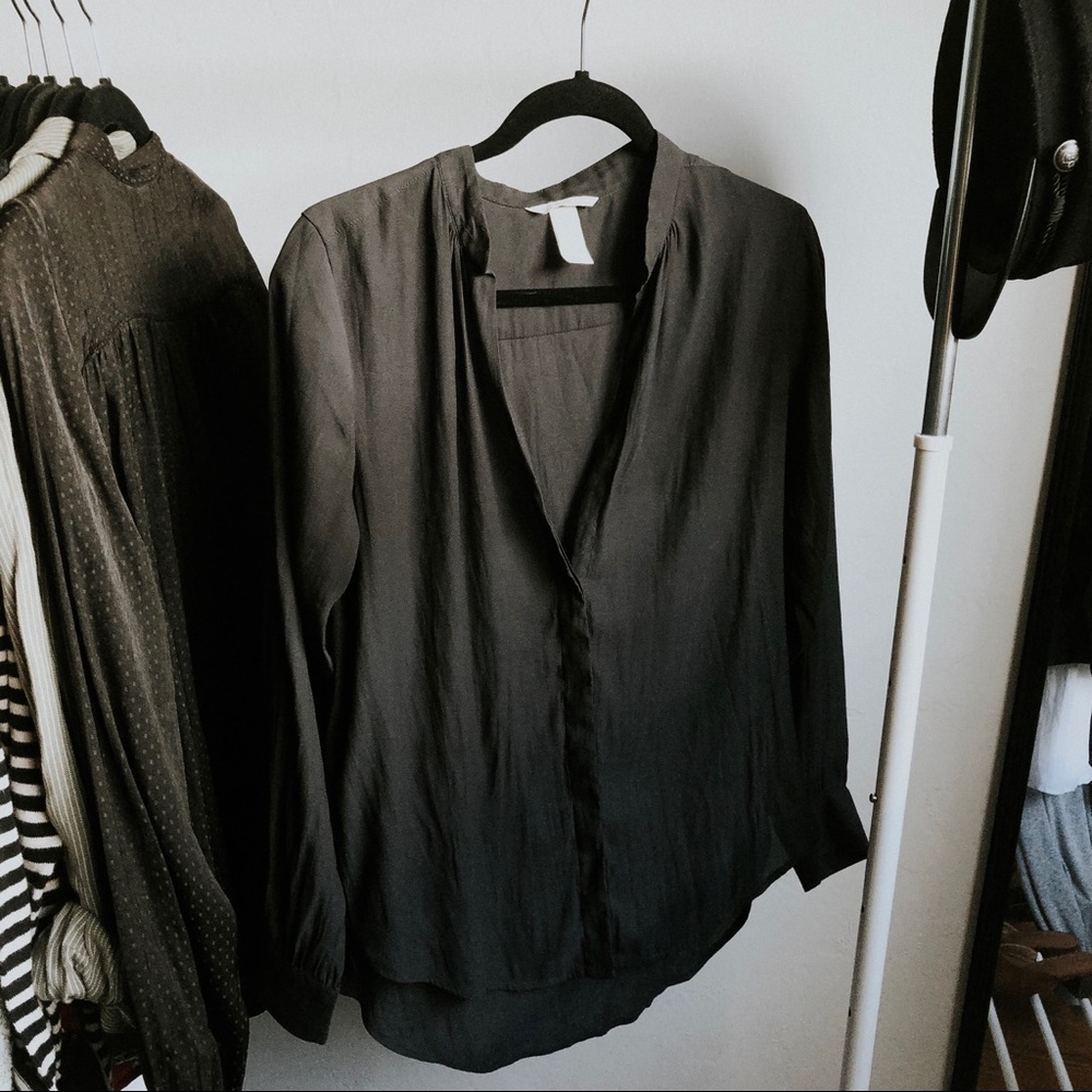 Gray Blouse